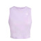 Musculosa de Mujer Adidas Train Essentials Boxy Workout Tank Top Violeta Claro