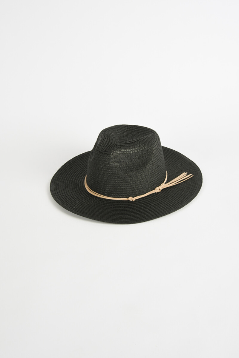 Sombrero de playa - Negro 