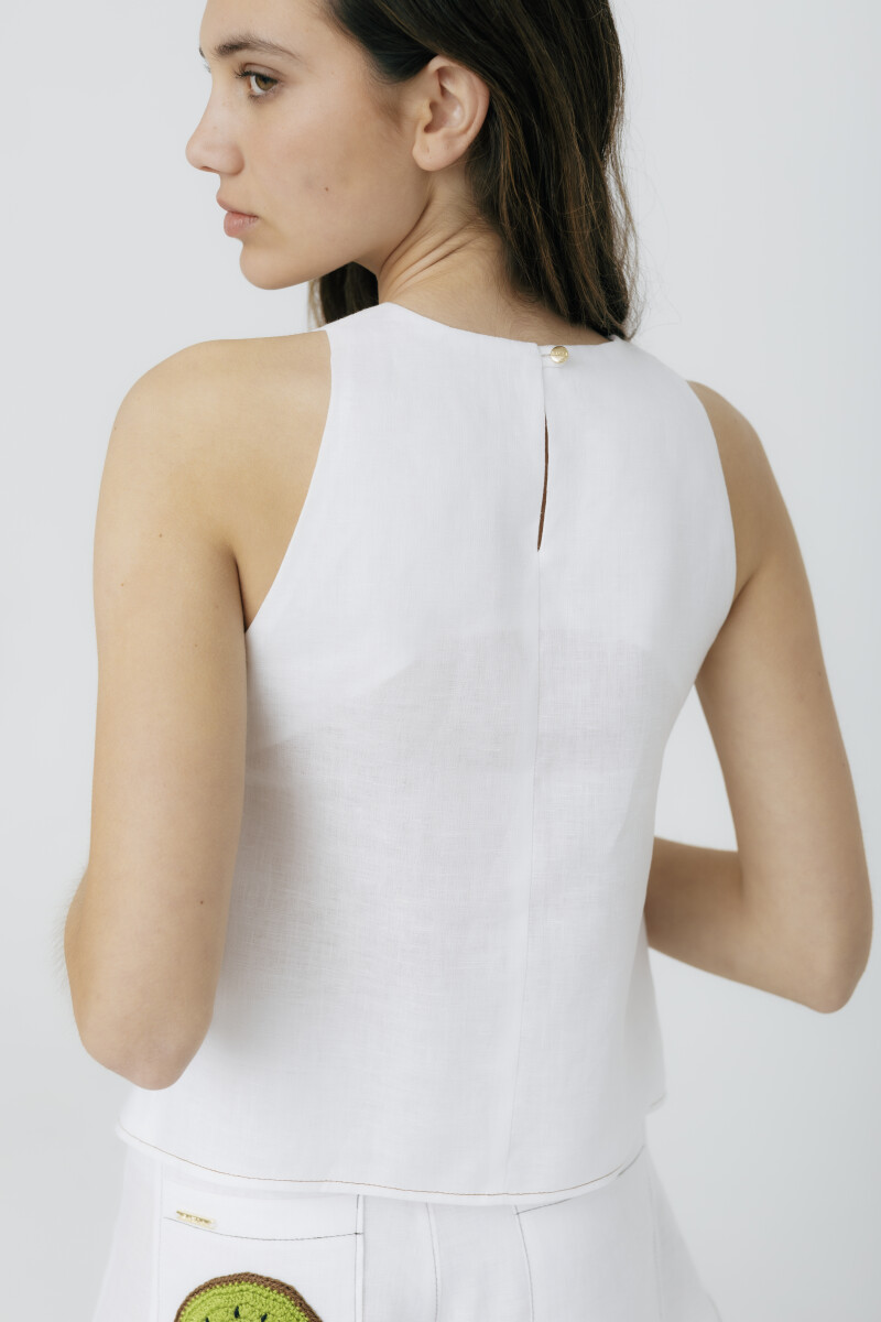 PRE VENTA TOP CITRIC Blanco