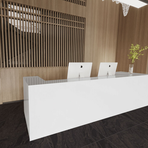 Porcelanato Rustico 80X2.40X1.5 Color Blanco Pleno Apto Para Mesadas GAMAS DE BLANCO