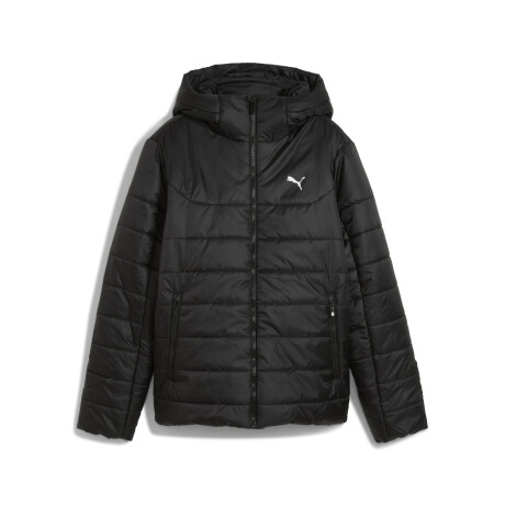 ESS Hood.Padded Jkt.68523101 Negro