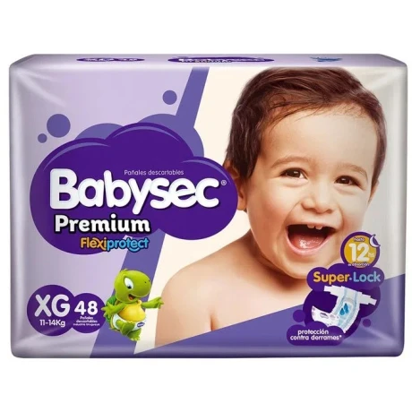 PAÑAL BABYSEC PREMIUM JUMBOPACK XG X 48 UNIDADES PAÑAL BABYSEC PREMIUM JUMBOPACK XG X 48 UNIDADES