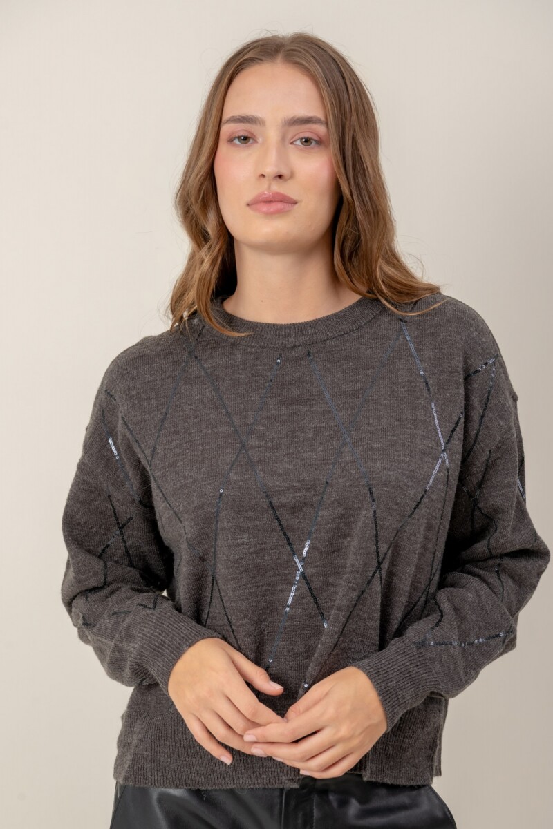 Sweater dama - Gris 