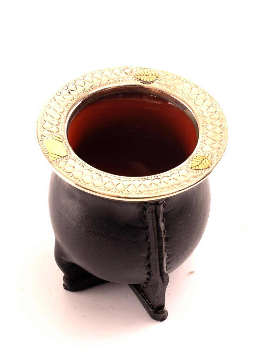 Mate de Alpaca y Bronce - Y8 de ceramica 