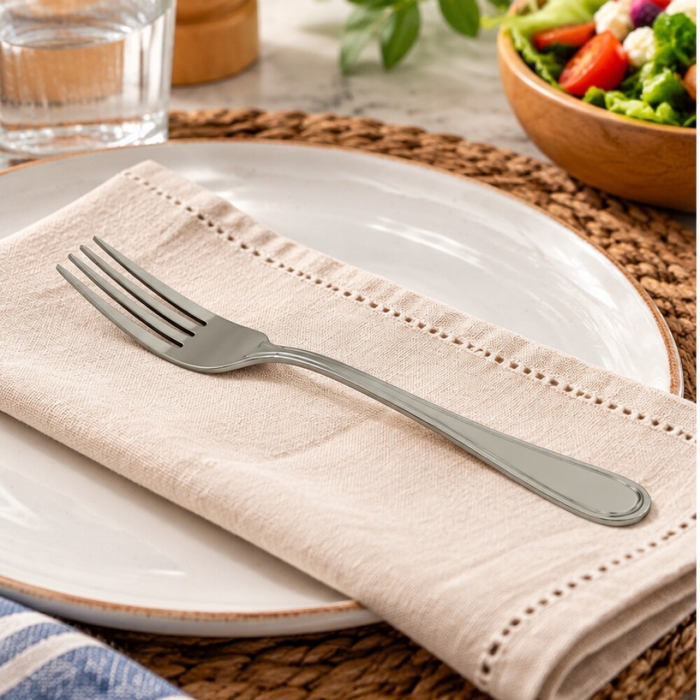 British 12 Tenedores acero de mesa British 12 Tenedores acero de mesa