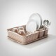 Escurridor de vajilla simil ratán BEIGE