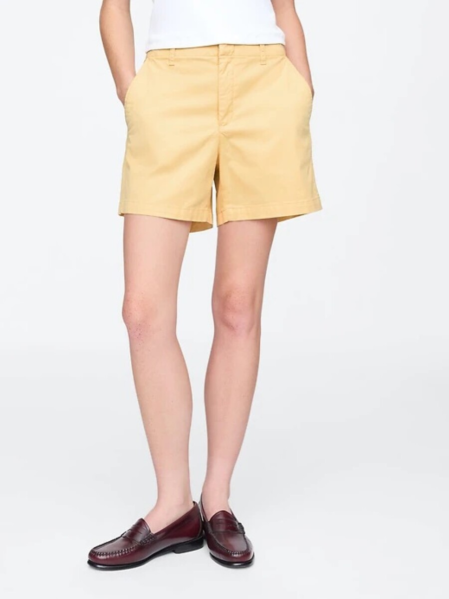 Bermuda Downtown Mujer - New Chamois 