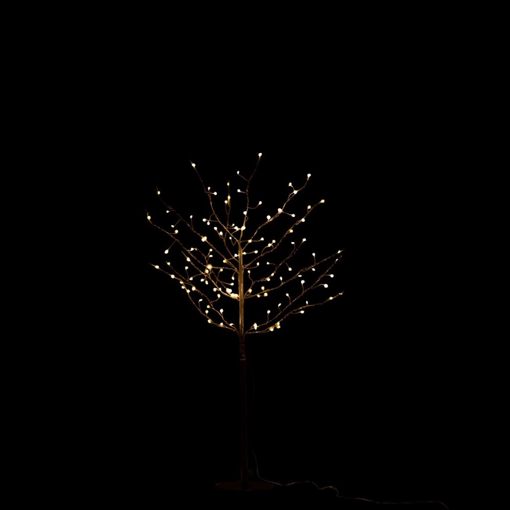 ÁRBOL NAVIDAD METAL NEGRO LED