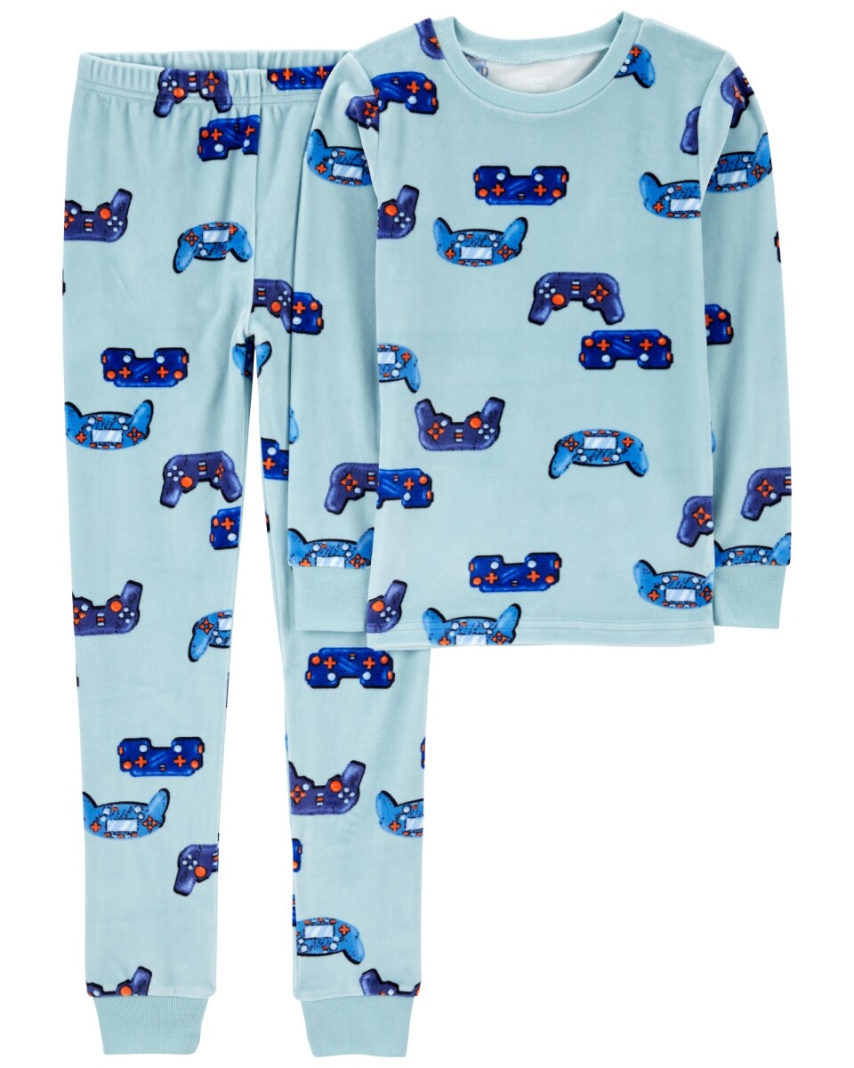 Pijama dos piezas de micropolar, diseño videojuegos 