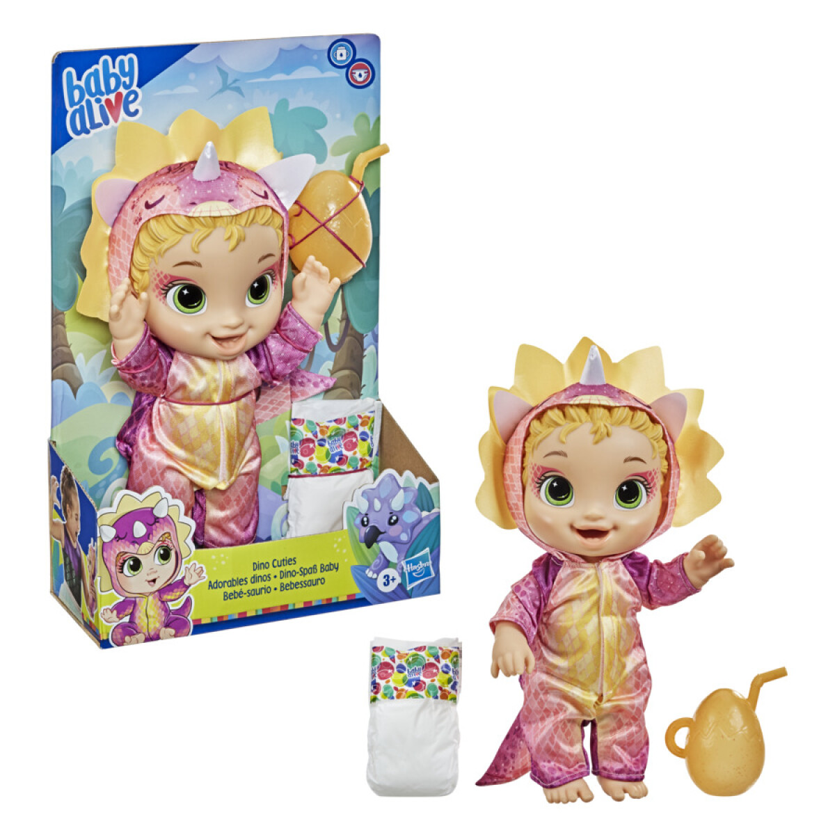 Muñeca Baby Alive Bebe-saurio Rubia 