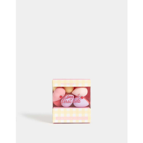 Set De 10 Mini Esponjas Aplicadoras De Maquillaje Love At First Bite Combinacion Multicolor