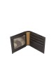 Billetera de lona con marco beige