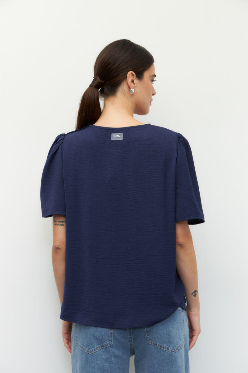 TOP FERRADURA Azul Marino