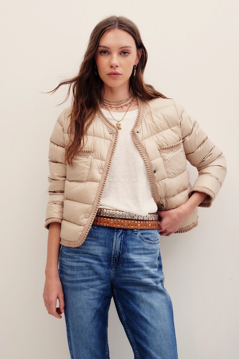 CAMPERA BRAIDS Beige