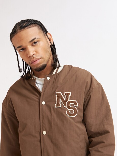 CAMPERA COLLAGE MARRON