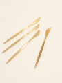 Cuchillo Fiordo, Set 4 Un. Dorado Color Unico