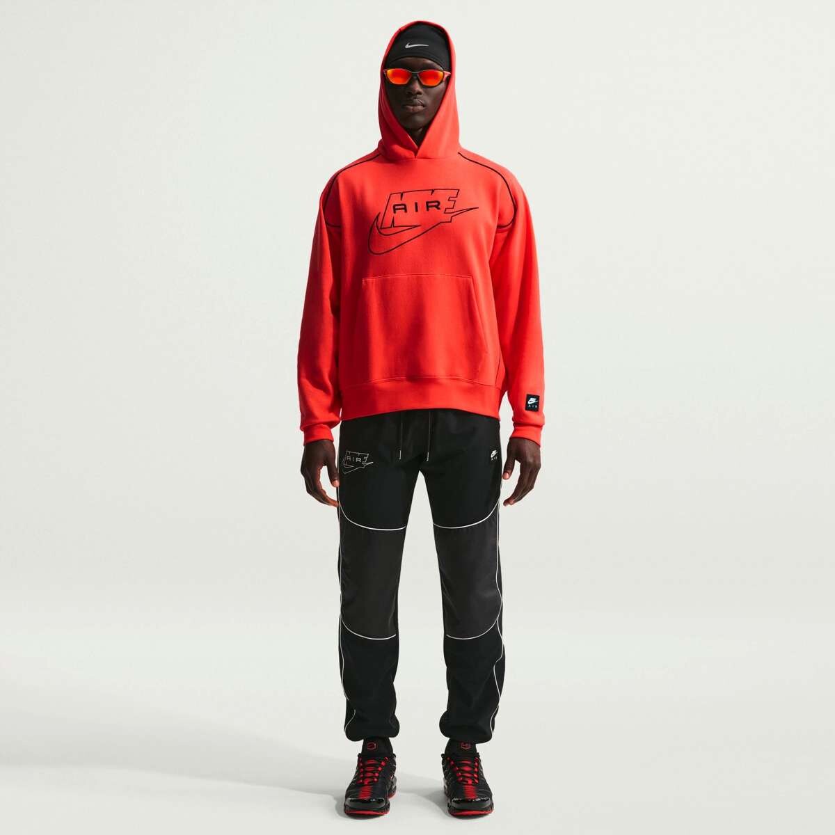 Canguro Nike Air de Hombre - Rojo 