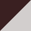 Cardigan Bicolor Con Trama Geométrica MARRON