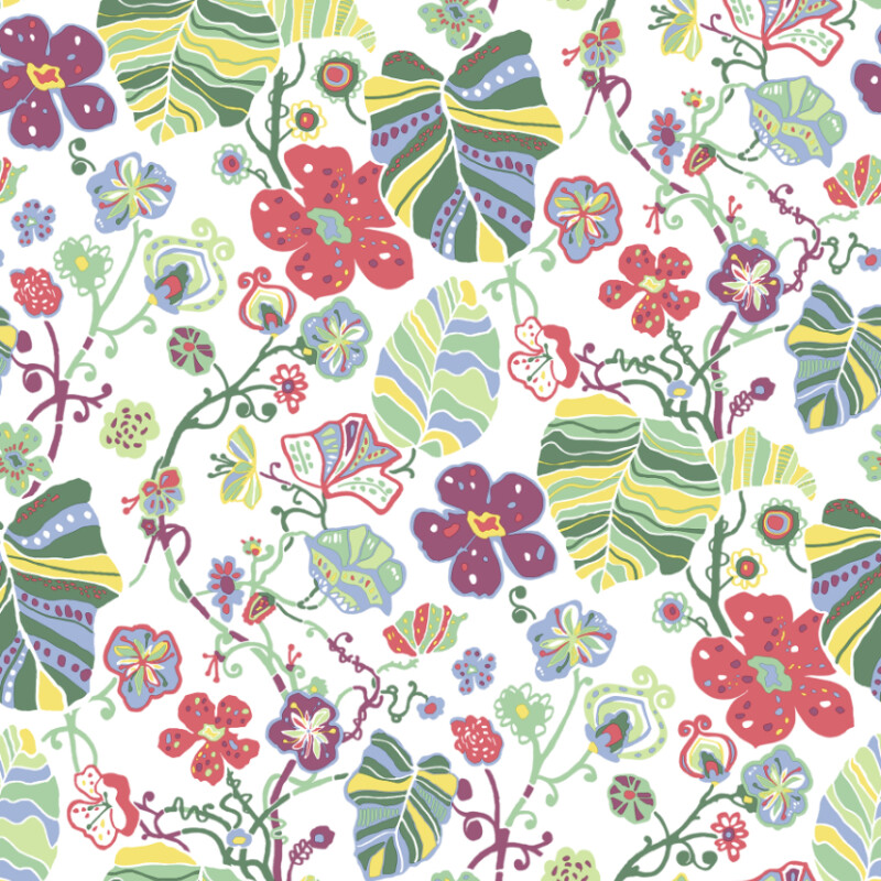 COLECCIÓN BLUEBELL - GWYNETH MULTICOLOR FLORAL - N/A