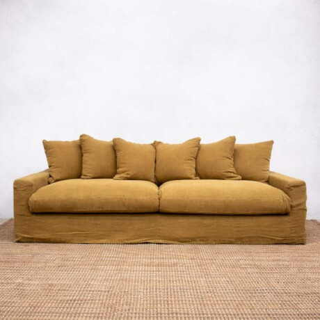 Sillón Ossira 3 Cuerpos Dorado Sillón Ossira 3 Cuerpos Dorado