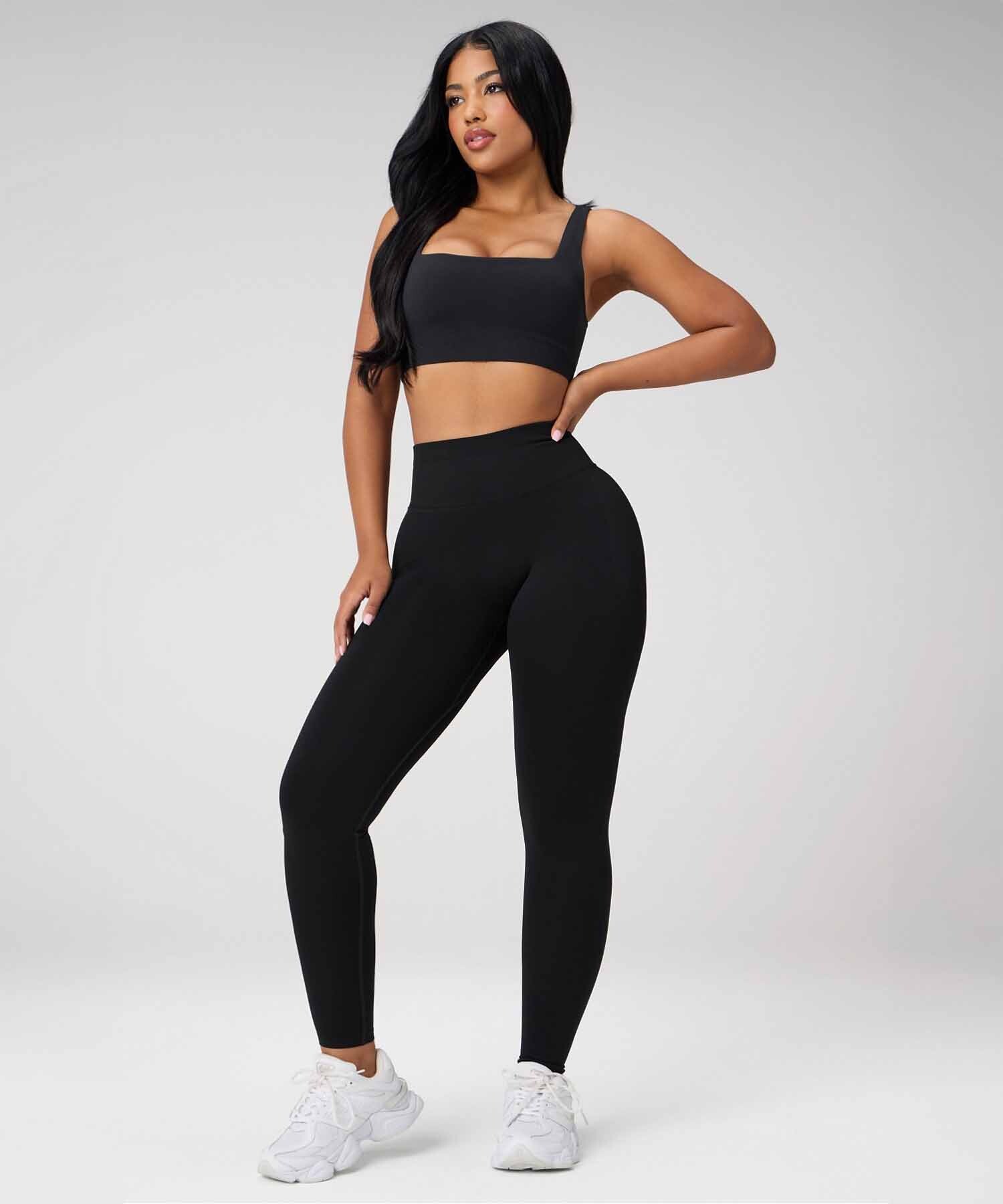 Bra Deportivo Sleek Seamless Low Impact Mujer Black