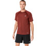 Polos Running Road SS Top Hombre Singed Red