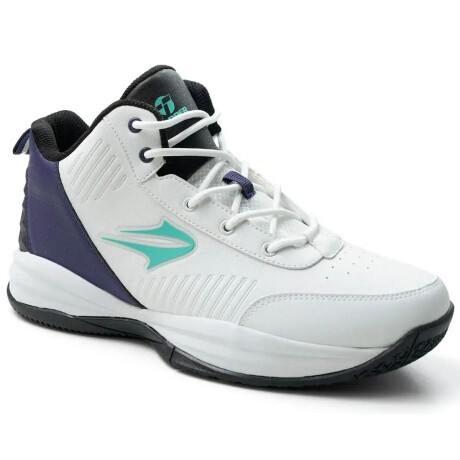 Bota Basket Básquetbol Champion Deportivo Topper Blanco