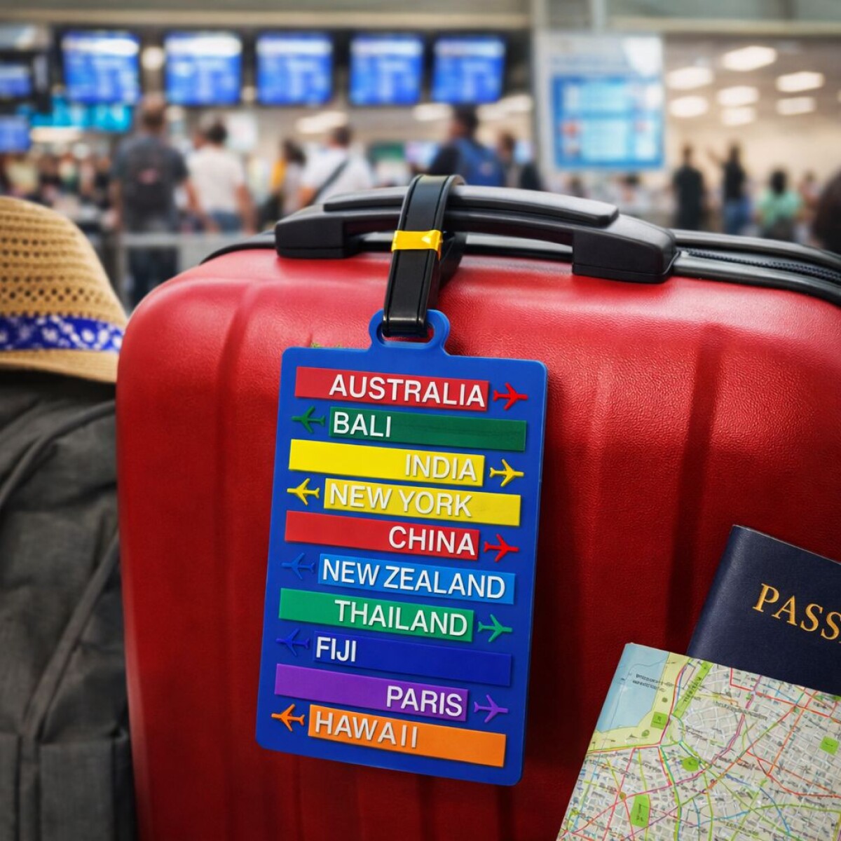 Etiqueta Identificadora para Valija - Países 