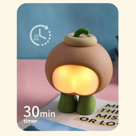 Veladora lámpara fruta Beige