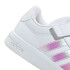 Championes de Niños Adidas Grand Court 3.0 Velcro Blanco - Rosado