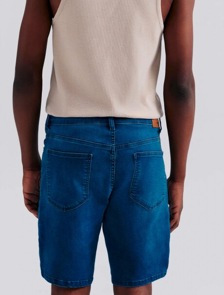 BERMUDA DE JEANS AZUL