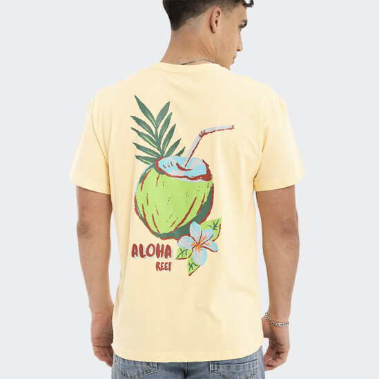 Remera Reef Oversize Amarillo