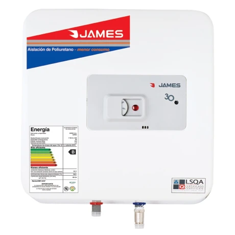 Termotanque JAMES Prisma 1500W Capacidad 30L Acero Termotanque JAMES Prisma 1500W Capacidad 30L Acero
