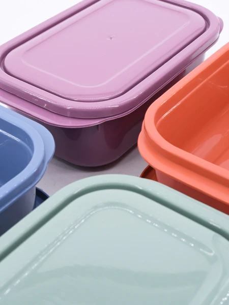 CONTENEDOR SET 4 PCS MULTICOLOR