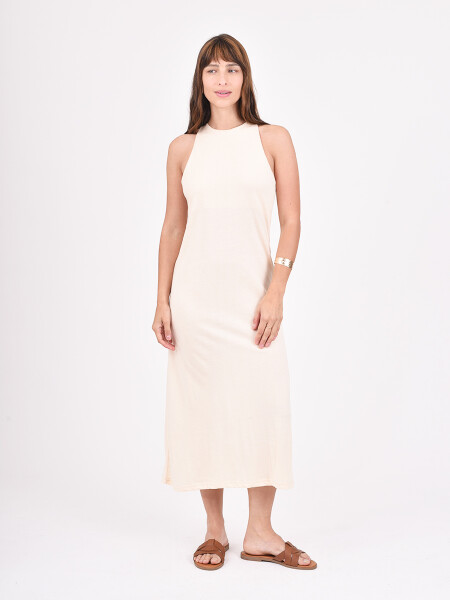 VESTIDO HIEDRA CRUDO
