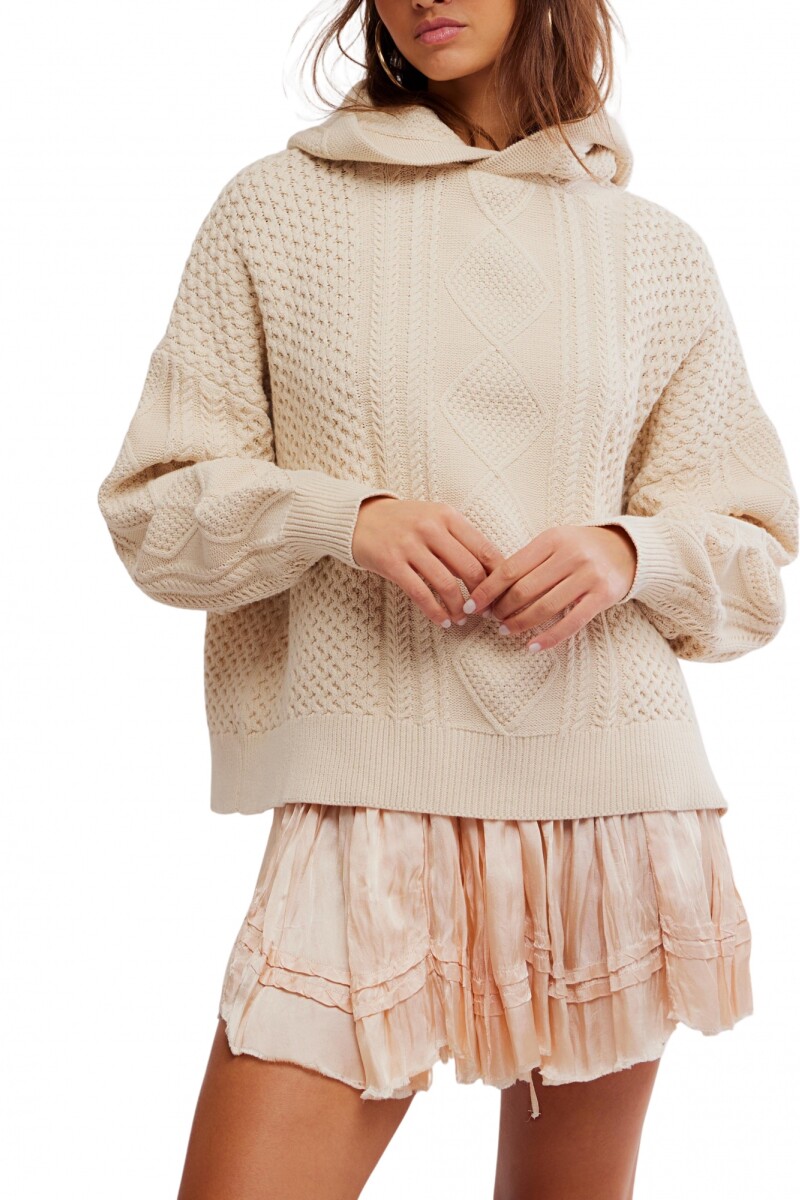 Hoodie Explorer Marfil