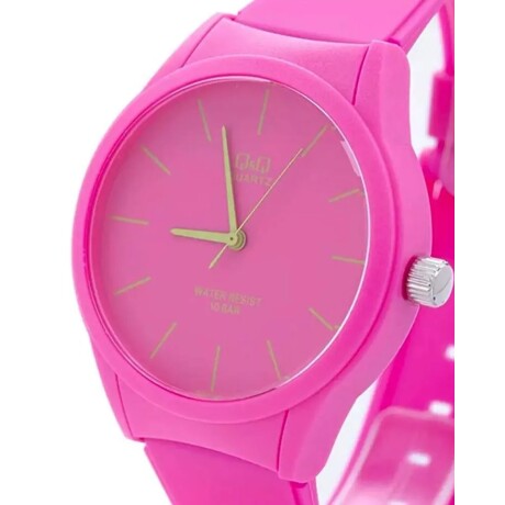 Reloj Análogo Q&Q VR28J012Y Resistente Al Agua Rosa,Rosa,Rosa