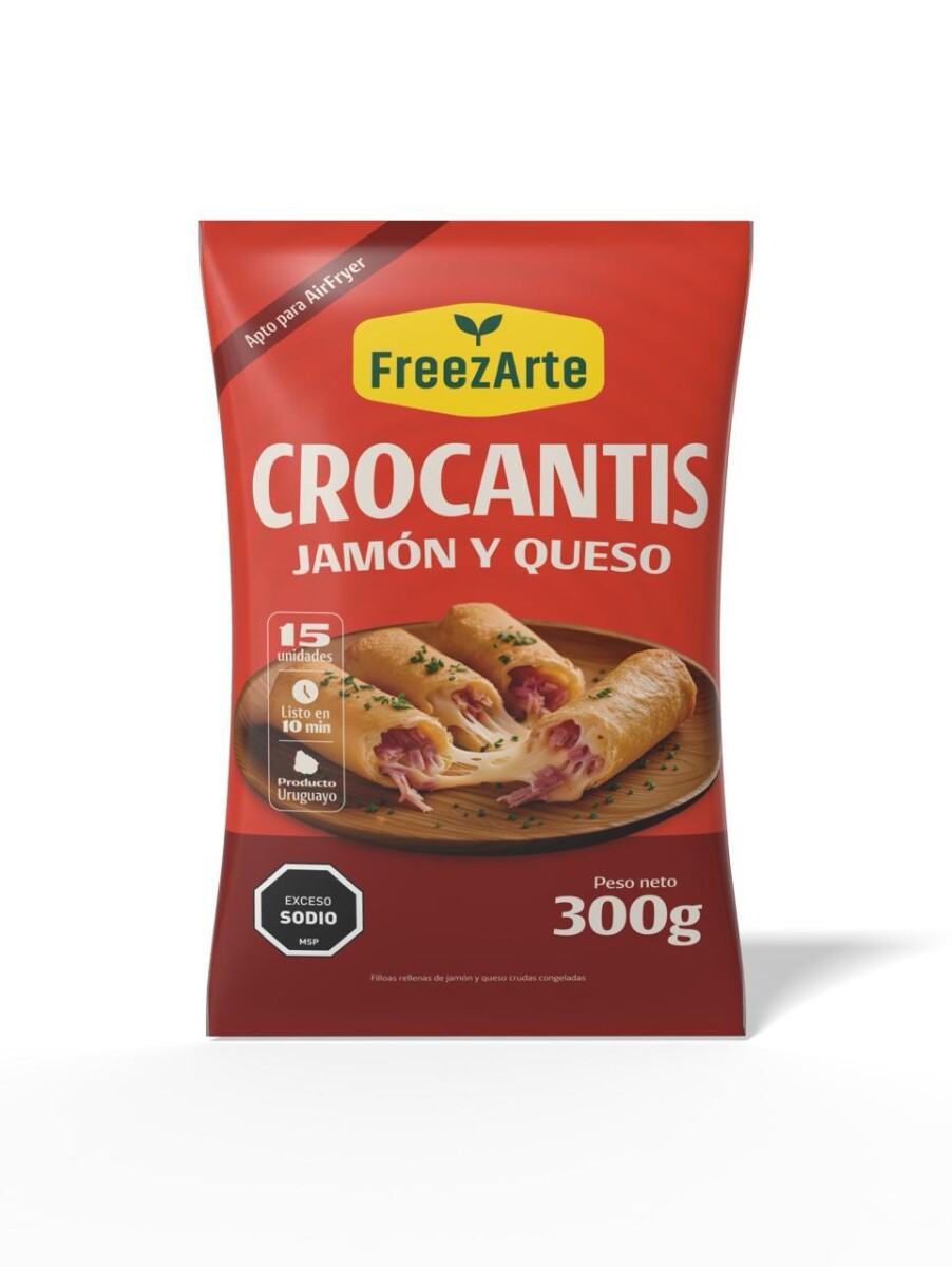 ARROLLADITOS PRIMAVERA DE COPETÍN JAMÓN Y QUESO X 15 