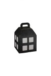 Caja linterna 20x20x25 cm. - SETA NERO Caja linterna 20x20x25 cm. - SETA NERO