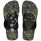 Sandalias Infantiles Havaianas Kids Max Heroes Negro - Amarillo