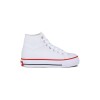 Championes Pony Bota Plataforma Fifth Ave Mujer Blanco