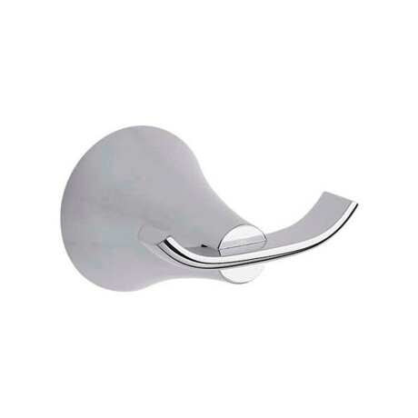 PERCHAS DOBLE METAL ALESIA ACCESORIO DE BAÑO CROMO