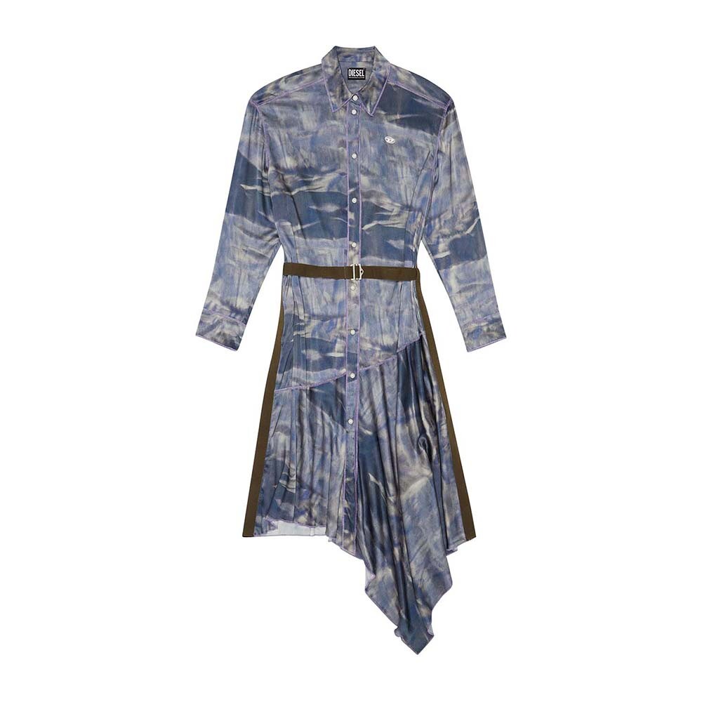 Vestido Para Mujer D-Weig-Cmf Blue Denim