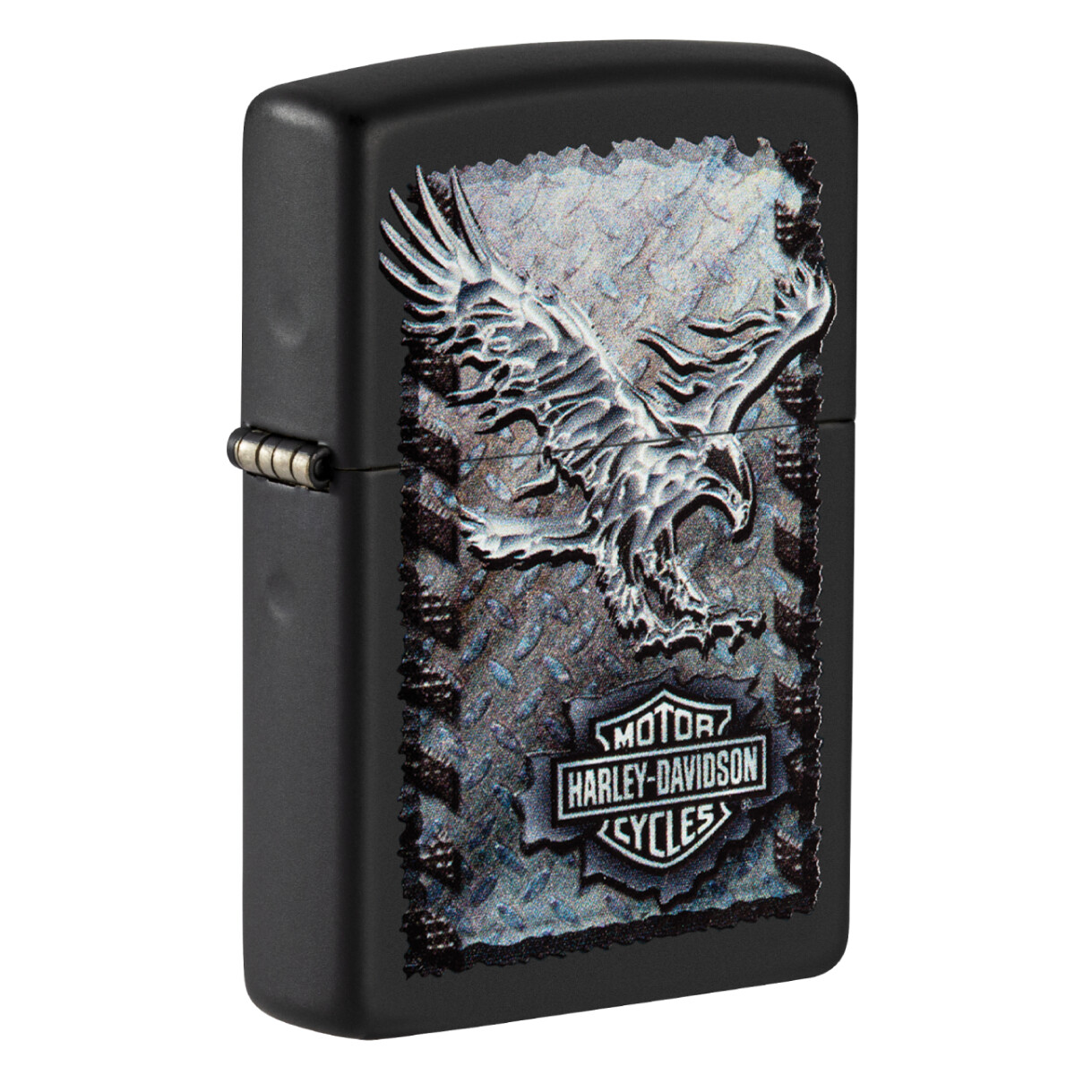 Encendedor Zippo Negro C/Diseño 