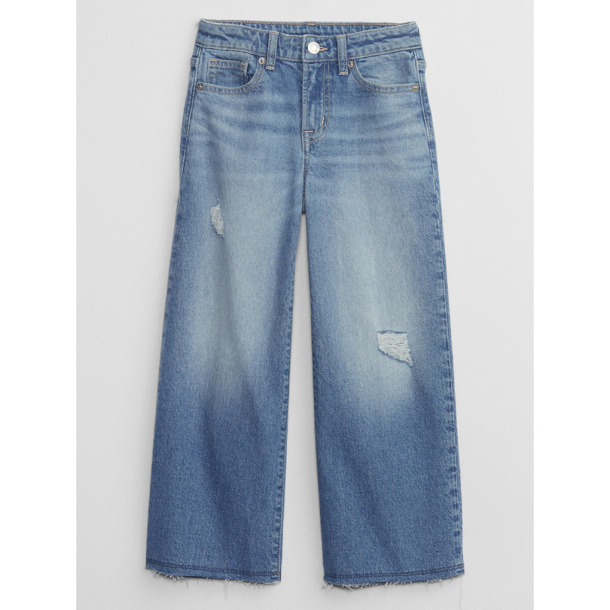 V-HR WIDE MED DEST - MEDIUM WASH 