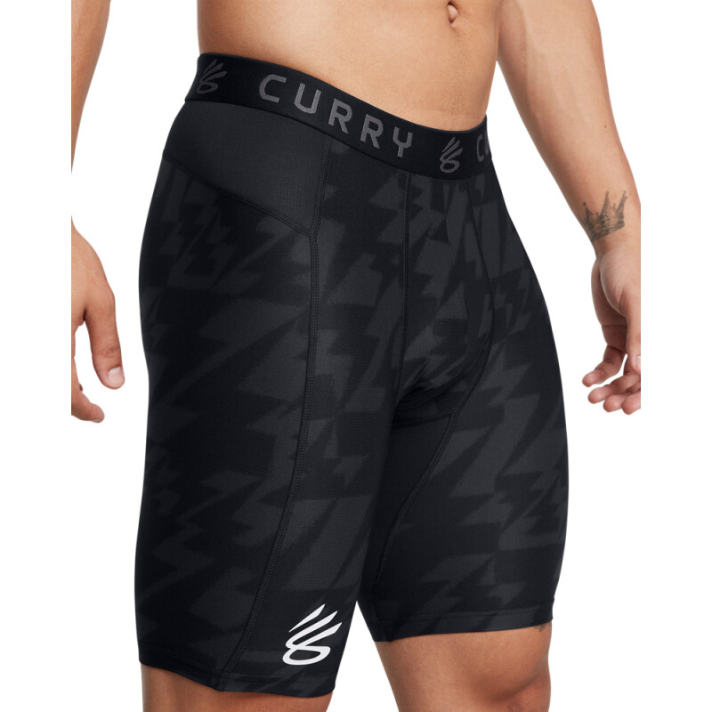 UA Curry HG Prtd Shorts-BLK BLK-002