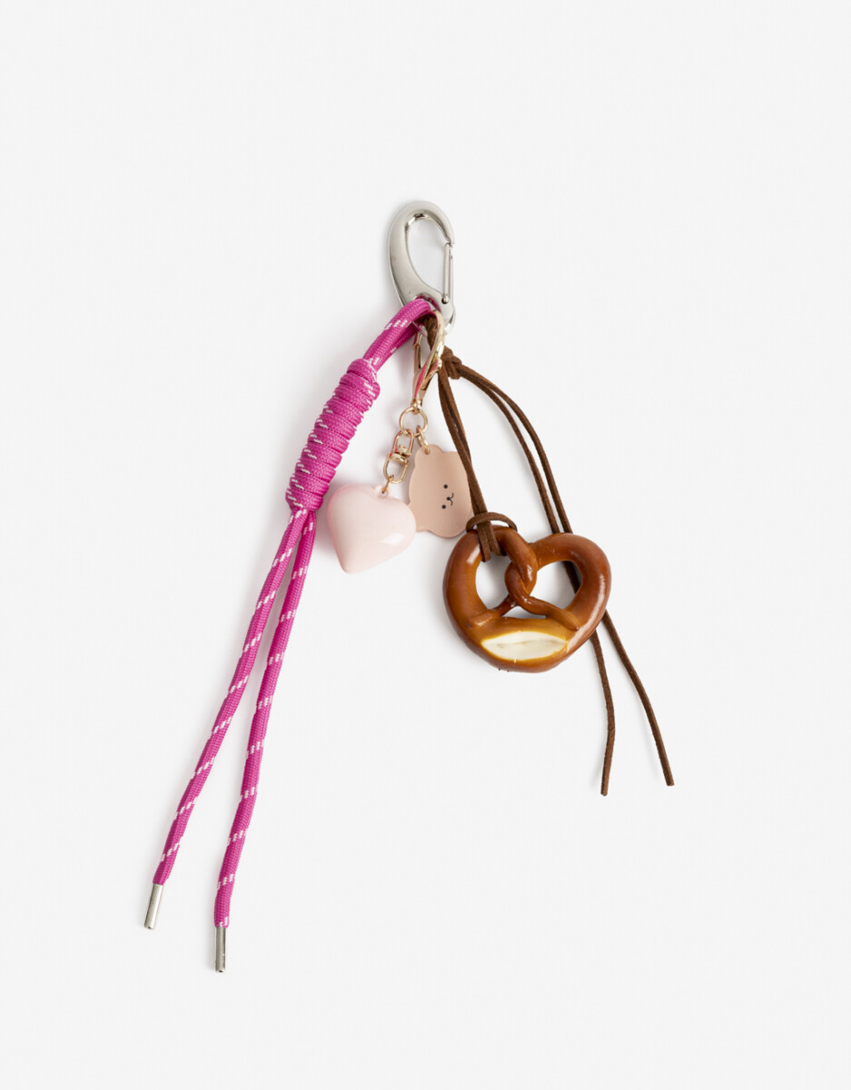 Llavero Y Bag Charm Pretzel 