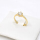 Anillo En Oro 18K Y Brillante Anillo En Oro 18K Y Brillante