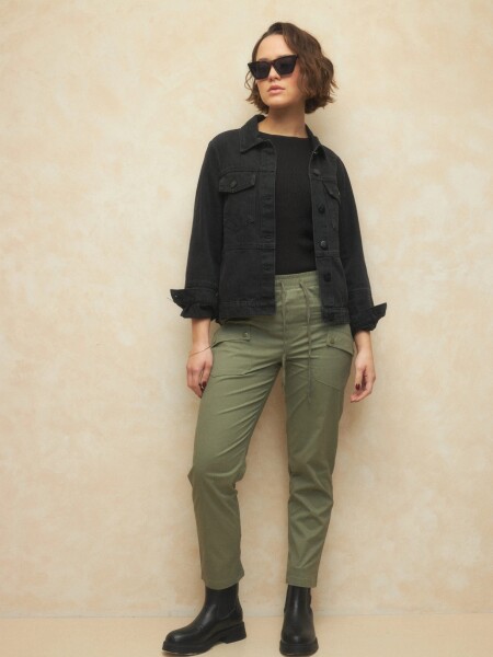 PANTALON ALLIE KRUNCH VERDE