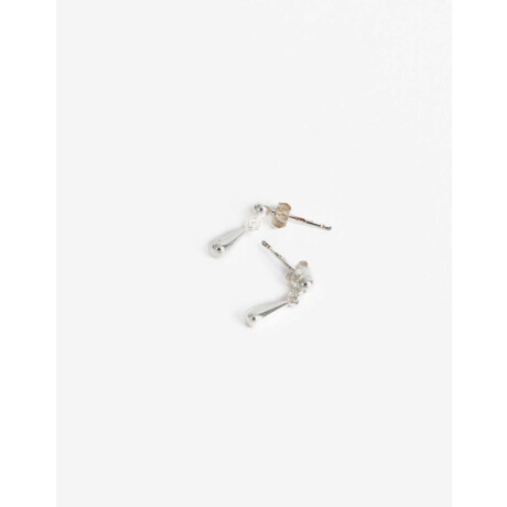 Aros Cortos De Plata 925 Plateado